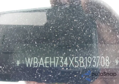 2005 BMW 645Ci из США, поврежденный, VIN WBAEH734X5B193708